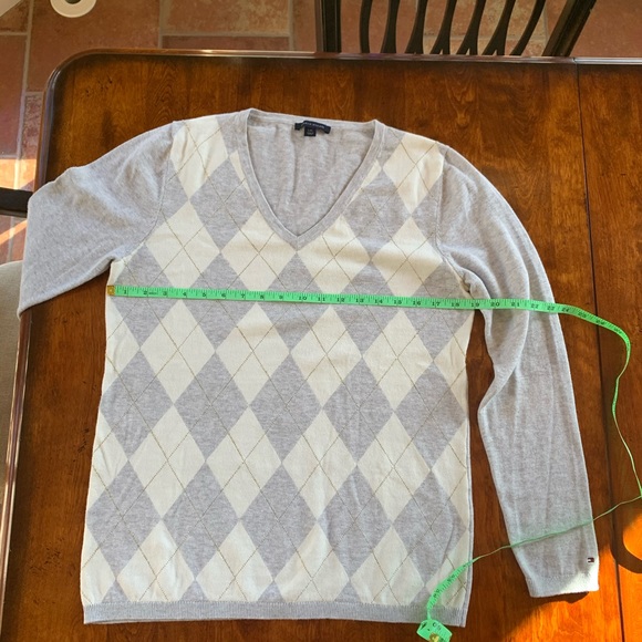 Tommy Hilfiger Diamond Print cotton sweater - Picture 4 of 5